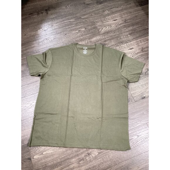 True Classic Mens Olive Crew Neck T-Shirt Size XXL Crew Neck Relaxed Fit Casual - Picture 2 of 6